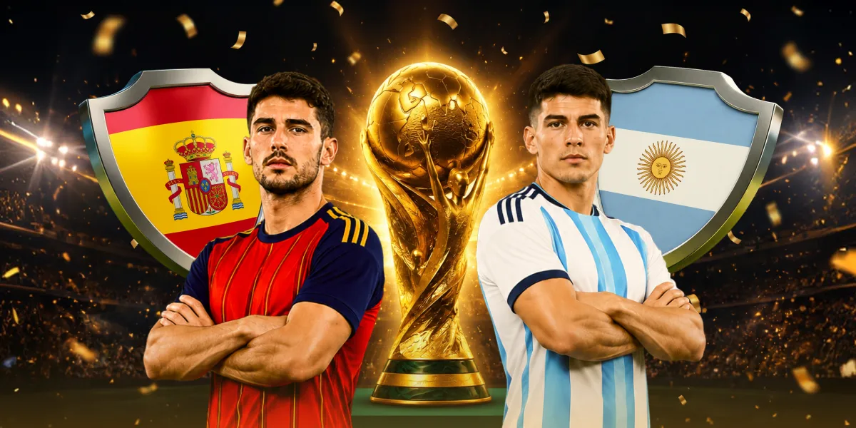 Spain vs Argentina  in the World Cup Final